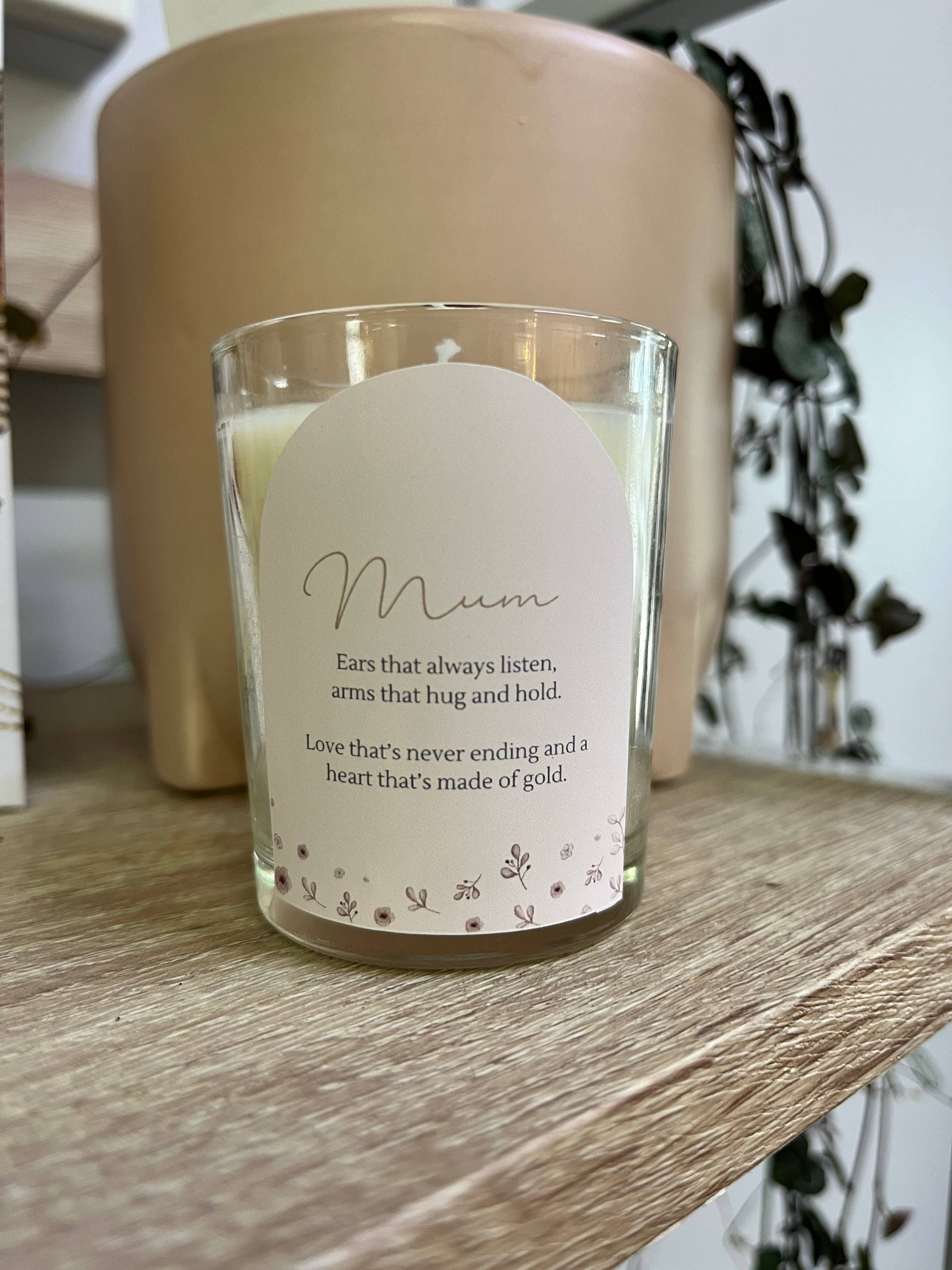 Affirmation candles